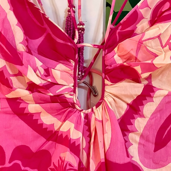 πΊπHPππΊ NWT Farm Rio Tropical Groove Maxi Dress - Picture 11 of 16